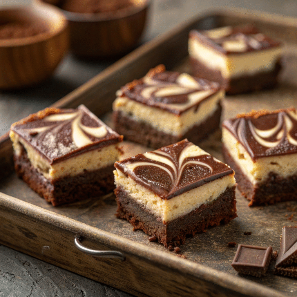 Brownie Cheesecake Bites with Brownie Mix