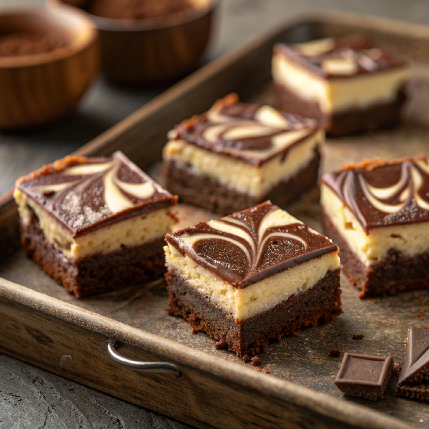 Brownie Cheesecake Bites with Brownie Mix