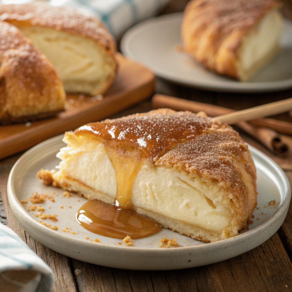 Sweet, crispy, and creamy — this Sopapilla Cheesecake is the ultimate dessert fusion you’ll fall in love with at first bite
