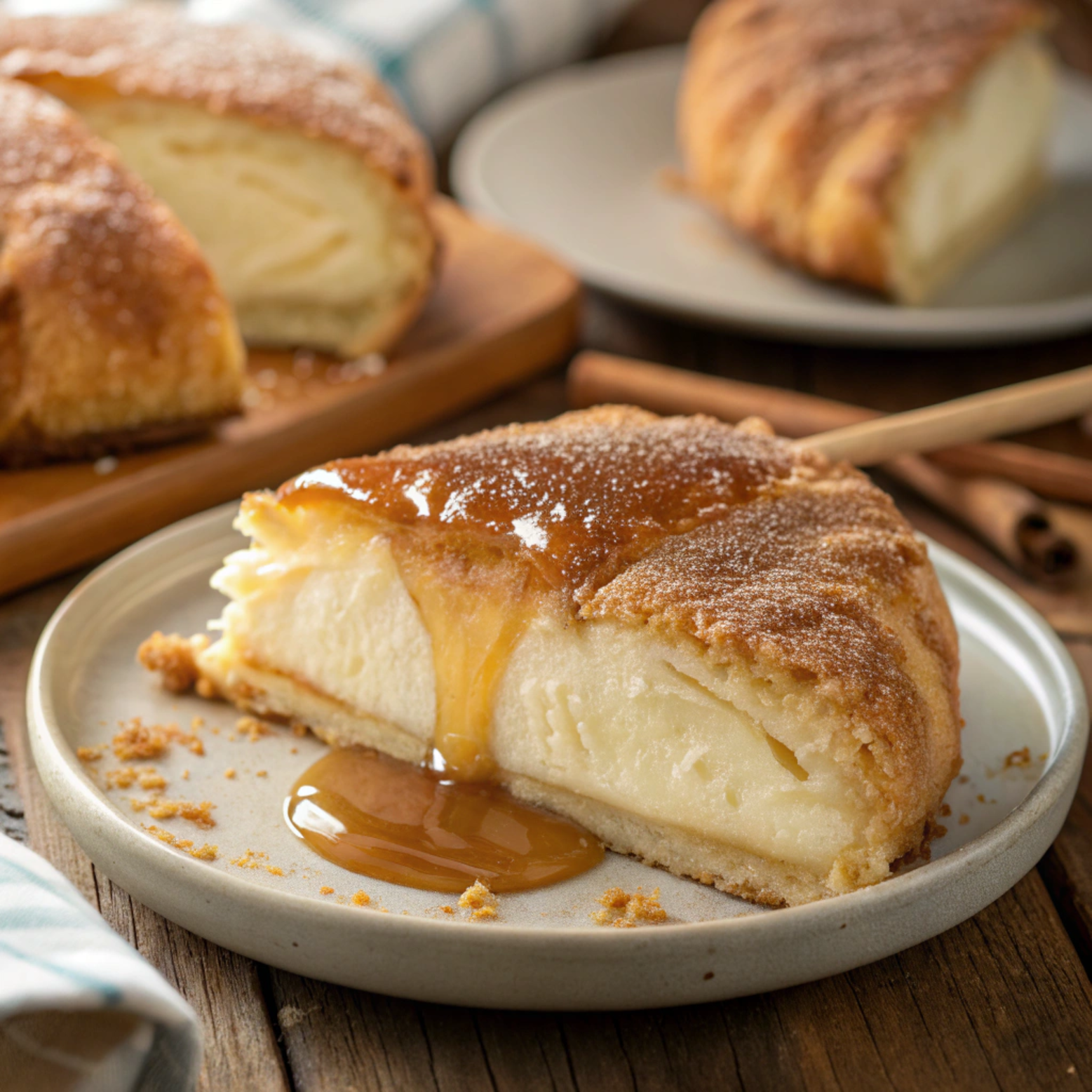 Sopapilla & Cheesecake Sweet, crispy, and creamy